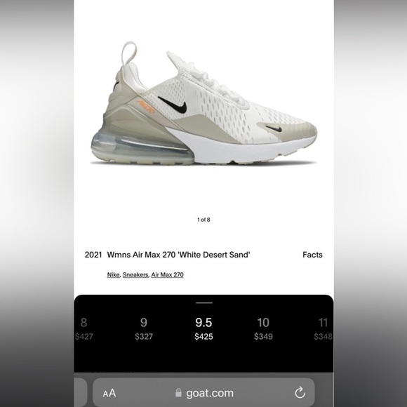 Nike Shoes - Nike Air Max 270 Desert Sand